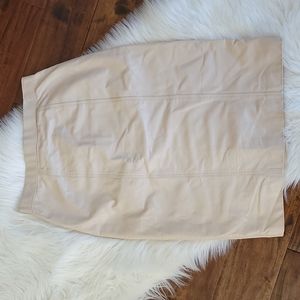 Leather Pencil Skirt